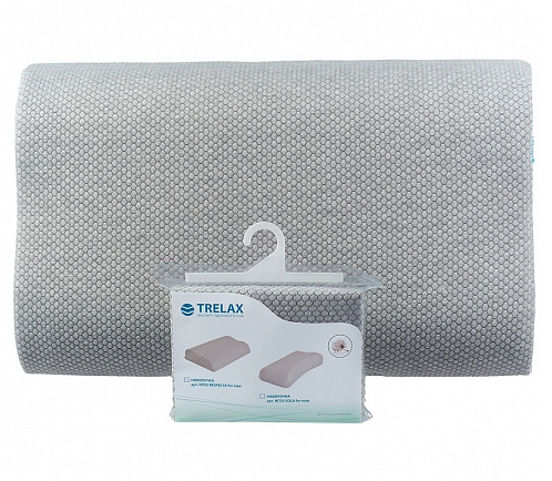 Наволочка для Respecta for man НП05, Серая Trelax купить в OrtoMir24